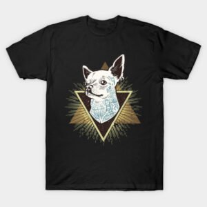 Hipster Chihuahua with Tattoo T-Shirt
